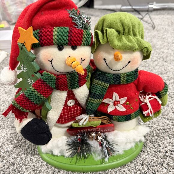 Kids of America Other - Holiday Snowman Table Decor w/ Merry Christmas Sign, Pre-owned.